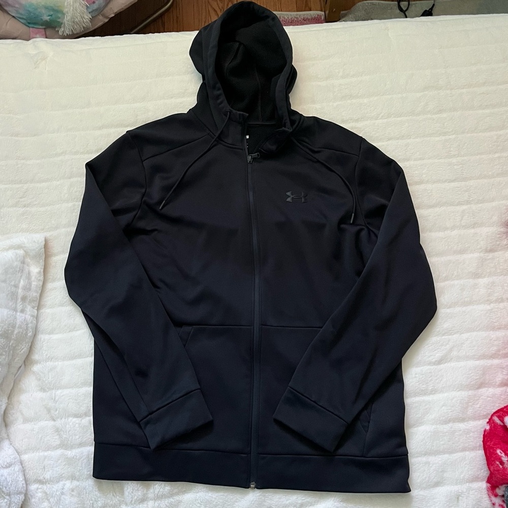 Under Armour Black Full-Zip Performance Hoodie